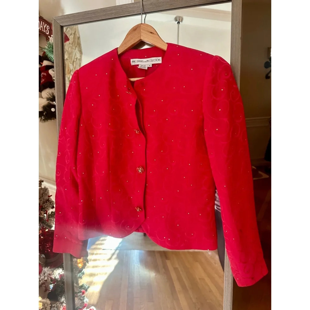 Um Collections Sparky Blazer Pink Vintage Size 4